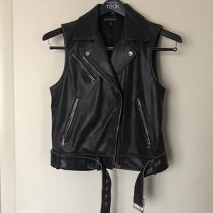 100 % genuine leather vest